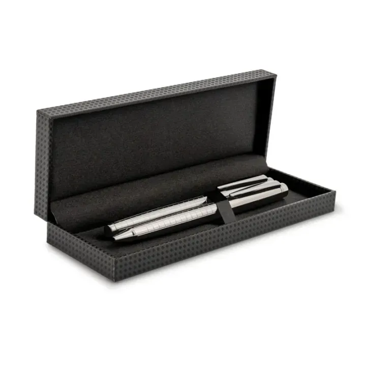 Ball pen and rollerball set Dallas in gift box - LT82152 (N0005)